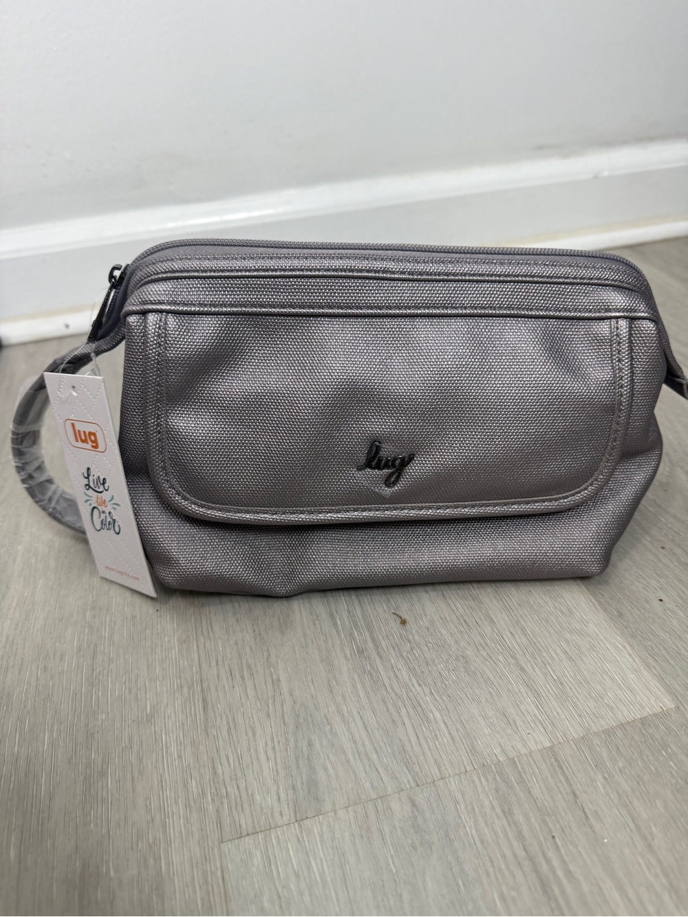 lug Metallic Gray Men's Toiletry Bag